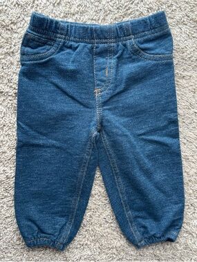 Carter’s 9M Pull On Baby Jeggings Soft Denim Look Pants